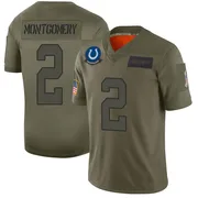 Camo Men's D.J. Montgomery Indianapolis Colts Limited 2019 Salute to Service Jersey