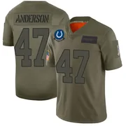 Camo Men's Liam Anderson Indianapolis Colts Limited 2019 Salute to Service Jersey