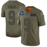 Camo Men's Nick Foles Indianapolis Colts Limited 2019 Salute to Service Jersey