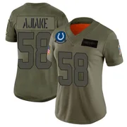 Camo Women's Austin Ajiake Indianapolis Colts Limited 2019 Salute to Service Jersey