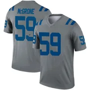 Gray Men's Cameron McGrone Indianapolis Colts Legend Inverted Jersey