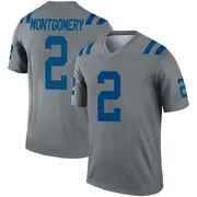 Gray Men's D.J. Montgomery Indianapolis Colts Legend Inverted Jersey