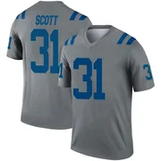 Gray Men's Daniel Scott Indianapolis Colts Legend Inverted Jersey