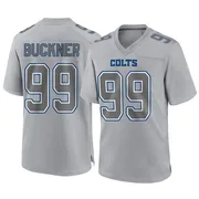 Gray Men's DeForest Buckner Indianapolis Colts Game Atmosphere Fashion Jersey