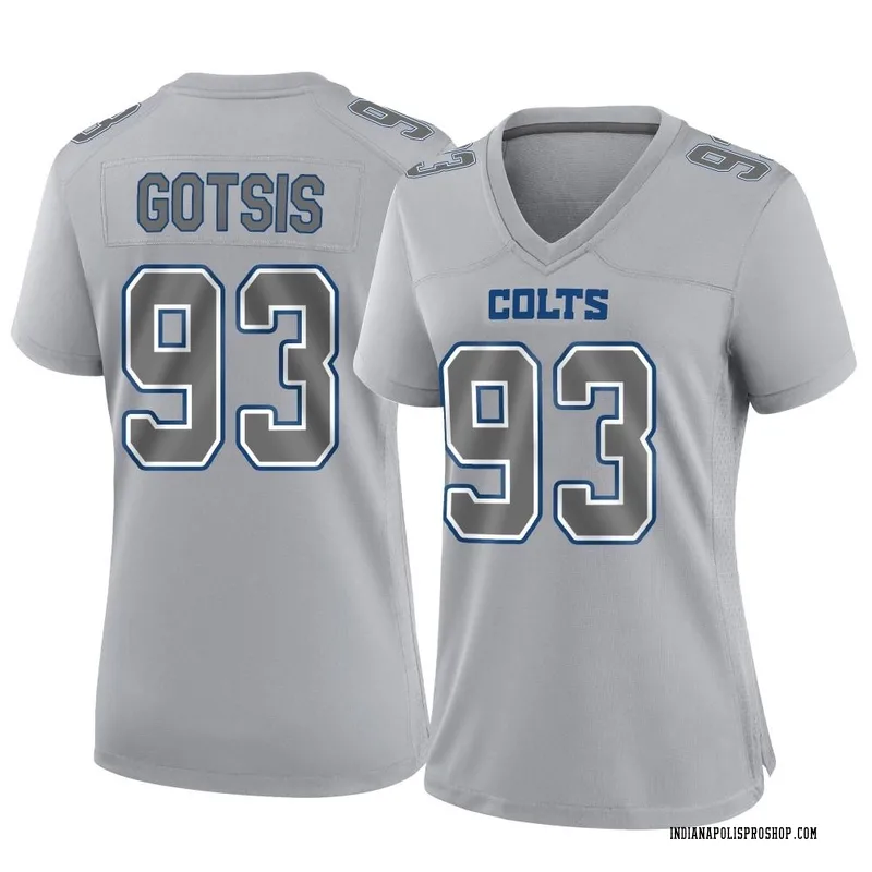 Gray Women's Adam Gotsis Indianapolis Colts Game Atmosphere Fashion Jersey