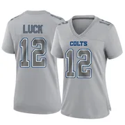 Gray Women's Andrew Luck Indianapolis Colts Game Atmosphere Fashion Jersey