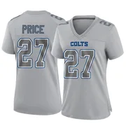 Gray Women's D'vonte Price Indianapolis Colts Game Atmosphere Fashion Jersey