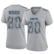 Gray Women's Jelani Woods Indianapolis Colts Game Atmosphere Fashion Jersey