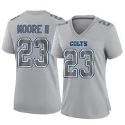 Gray Women's Kenny Moore II Indianapolis Colts Game Atmosphere Fashion Jersey