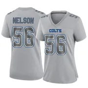 Gray Women's Quenton Nelson Indianapolis Colts Game Atmosphere Fashion Jersey