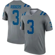 Gray Youth Amari Rodgers Indianapolis Colts Legend Inverted Jersey