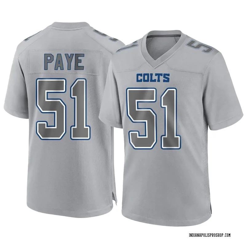 Segun Olubi Youth Nike Royal Indianapolis Colts Alternate Custom Game Jersey Size: Extra Large