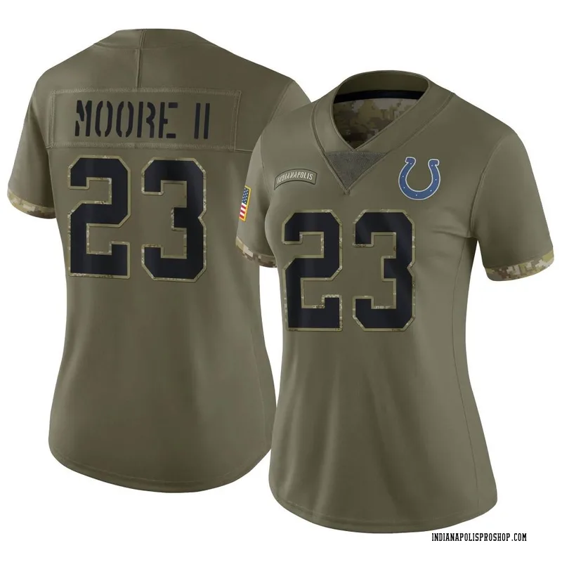 Indianapolis Colts Kenny Moore Gray Inverted Legend Jersey - Dingeas