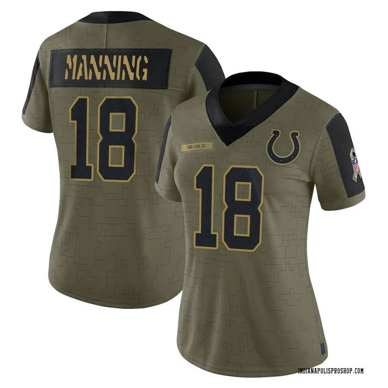 Black Peyton Manning Jersey Elite Indianapolis Colts Golden Edition Jerseys