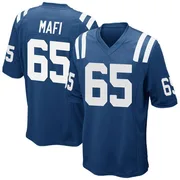 Royal Blue Men's Atonio Mafi Indianapolis Colts Game Team Color Jersey