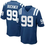 Royal Blue Men's DeForest Buckner Indianapolis Colts Game Team Color Jersey