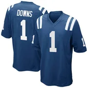 Royal Blue Men's Josh Downs Indianapolis Colts Game Team Color Jersey