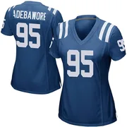 Royal Blue Women's Adetomiwa Adebawore Indianapolis Colts Game Team Color Jersey