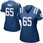 Royal Blue Women's Atonio Mafi Indianapolis Colts Game Team Color Jersey