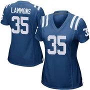 Royal Blue Women's Chris Lammons Indianapolis Colts Game Team Color Jersey