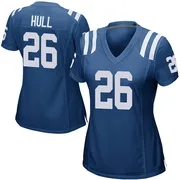 Royal Blue Women's Evan Hull Indianapolis Colts Game Team Color Jersey