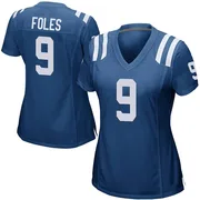 Royal Blue Women's Nick Foles Indianapolis Colts Game Team Color Jersey