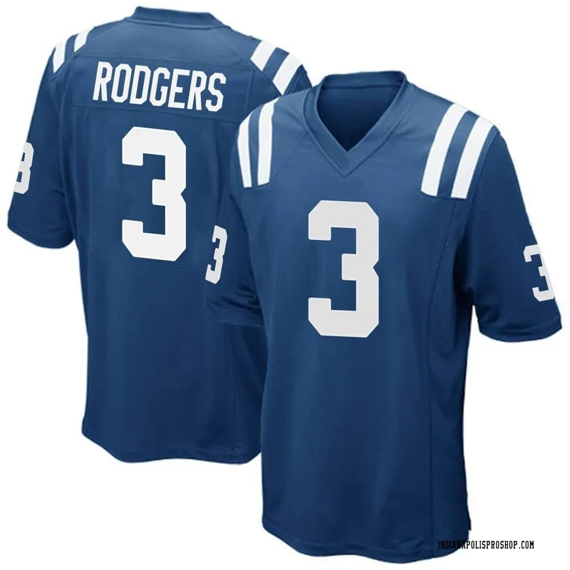 Royal Blue Youth Amari Rodgers Indianapolis Colts Game Team Color Jersey