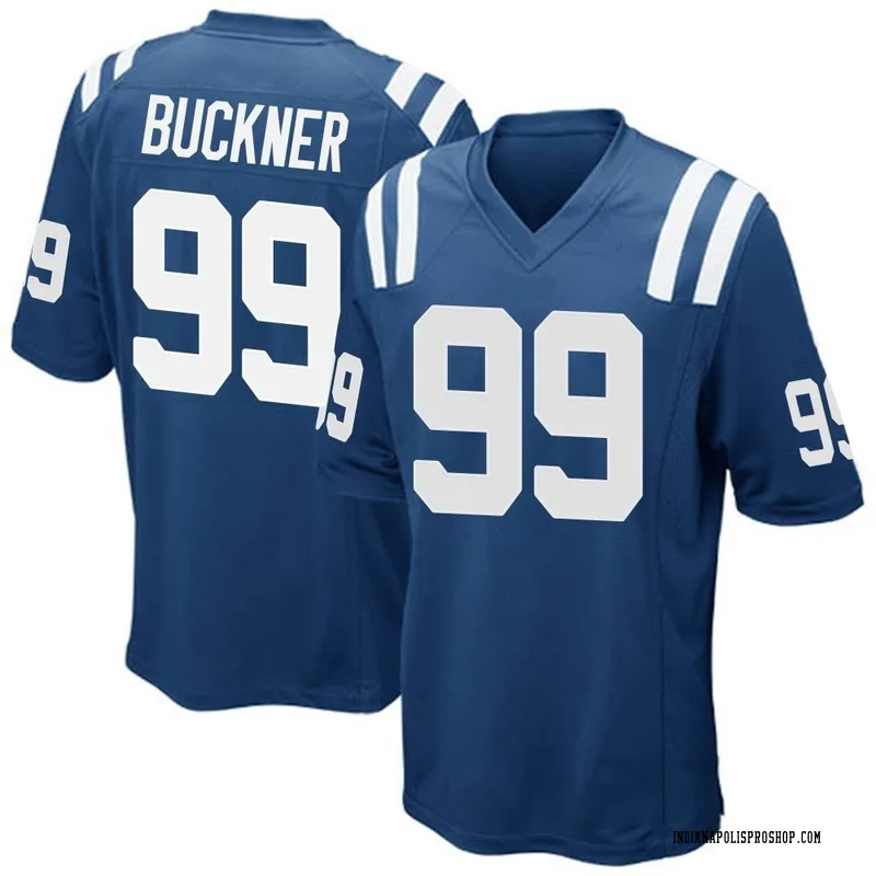 Royal Blue Youth DeForest Buckner Indianapolis Colts Game Team Color Jersey