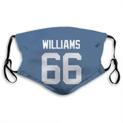 Royal Chris Williams Indianapolis Colts Washable & Reusable Face Mask With PM2.5 Filter