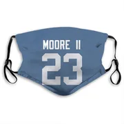 Royal Kenny Moore II Indianapolis Colts Washable & Reusable Face Mask With PM2.5 Filter