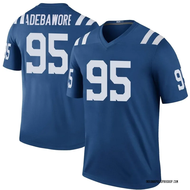 Royal Men's Adetomiwa Adebawore Indianapolis Colts Legend Color Rush Jersey