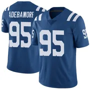 Royal Men's Adetomiwa Adebawore Indianapolis Colts Limited Color Rush Vapor Untouchable Jersey