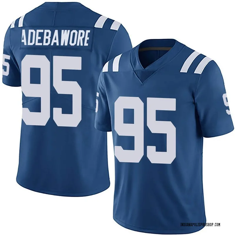 Royal Men's Adetomiwa Adebawore Indianapolis Colts Limited Team Color Vapor Untouchable Jersey