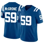 Royal Men's Cameron McGrone Indianapolis Colts Limited Vapor F.U.S.E. Jersey