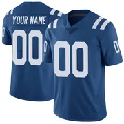 Royal Men's Custom Indianapolis Colts Limited Color Rush Vapor Untouchable Jersey