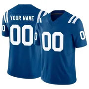 Royal Men's Custom Indianapolis Colts Limited Vapor F.U.S.E. Jersey