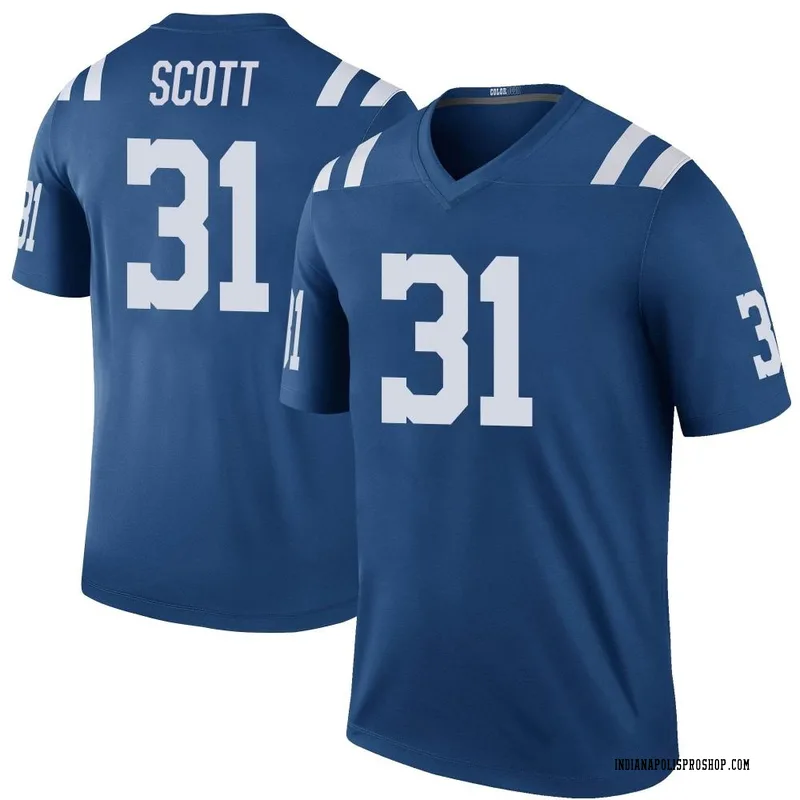 Royal Men's Daniel Scott Indianapolis Colts Legend Color Rush Jersey