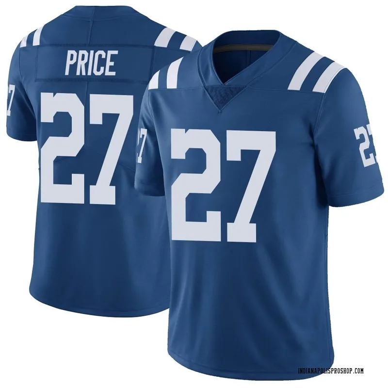 Royal Men's D'vonte Price Indianapolis Colts Limited Color Rush Vapor Untouchable Jersey