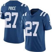 Royal Men's D'vonte Price Indianapolis Colts Limited Team Color Vapor Untouchable Jersey