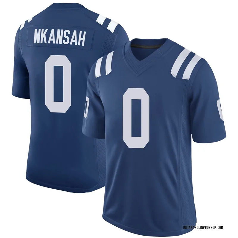 Royal Men's Elijah Nkansah Indianapolis Colts Limited 100th Vapor Jersey