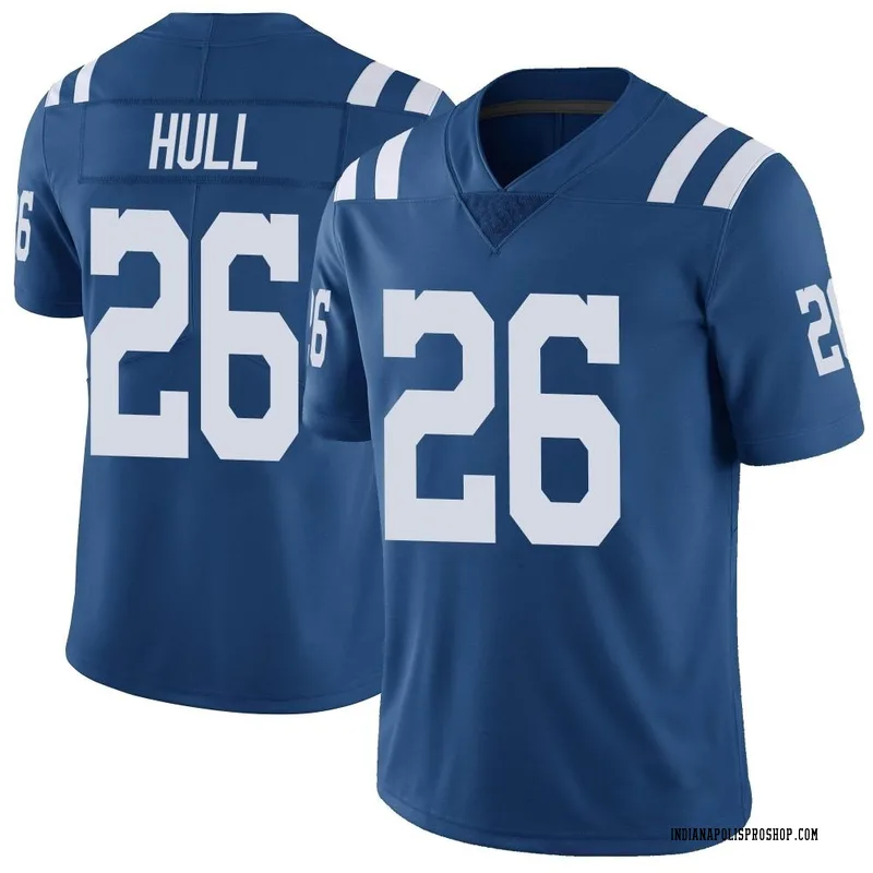 Royal Men's Evan Hull Indianapolis Colts Limited Color Rush Vapor Untouchable Jersey