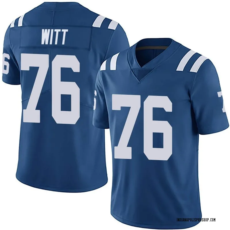 Royal Men's Jake Witt Indianapolis Colts Limited Team Color Vapor Untouchable Jersey