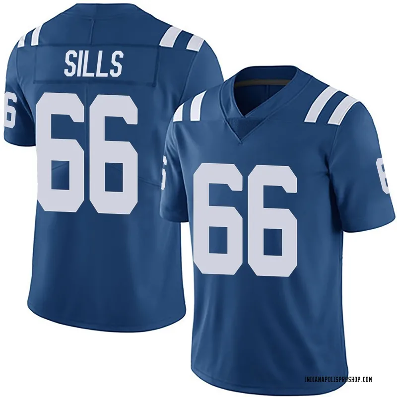 Royal Men's Josh Sills Indianapolis Colts Limited Team Color Vapor Untouchable Jersey