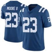 Royal Men's Kenny Moore II Indianapolis Colts Limited Color Rush Vapor Untouchable Jersey