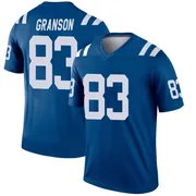 Royal Men's Kylen Granson Indianapolis Colts Legend Jersey