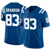 Royal Men's Kylen Granson Indianapolis Colts Limited Vapor F.U.S.E. Jersey