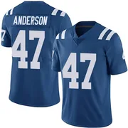 Royal Men's Liam Anderson Indianapolis Colts Limited Team Color Vapor Untouchable Jersey