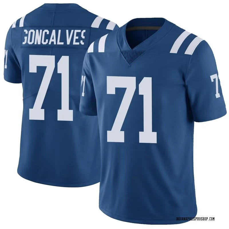 Royal Men's Matt Goncalves Indianapolis Colts Limited Color Rush Vapor Untouchable Jersey