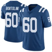 Royal Men's Tanor Bortolini Indianapolis Colts Limited Color Rush Vapor Untouchable Jersey