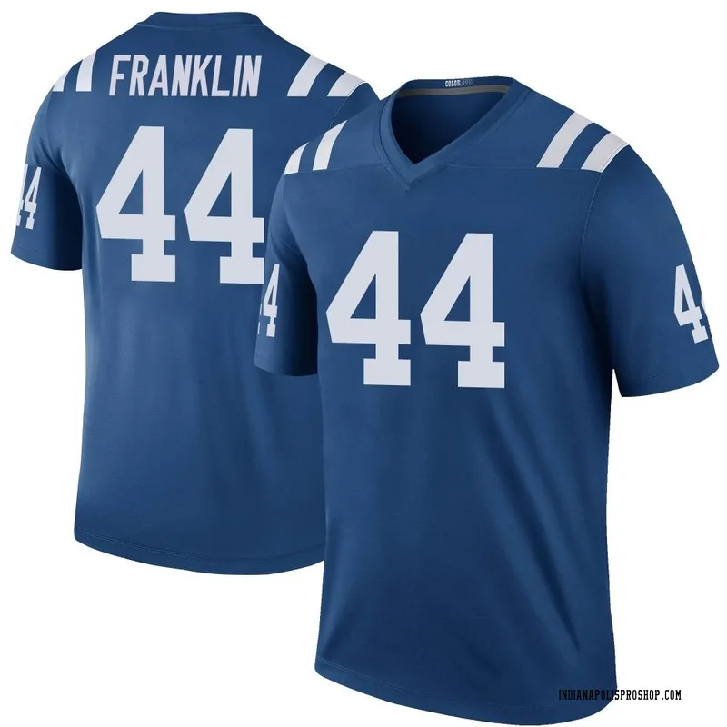 Royal Men's Zaire Franklin Indianapolis Colts Legend Color Rush Jersey